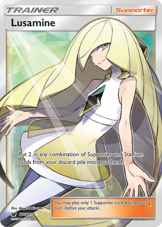 Lusamine 110/111 Holo Ultra Rare - MissingNo.