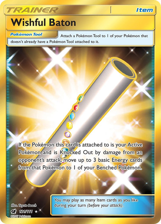 Wishful Baton 121/111 Gold Secret Rare - MissingNo.