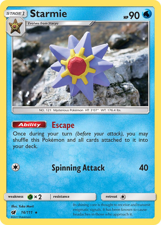 Starmie 16/111 Reverse Rare - MissingNo.