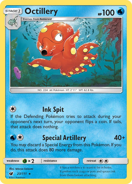 Octillery 23/111 Non-Holo Rare - MissingNo.