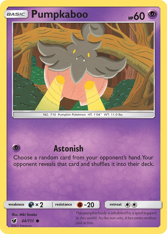Pumpkaboo 44/111 Reverse Common - MissingNo.