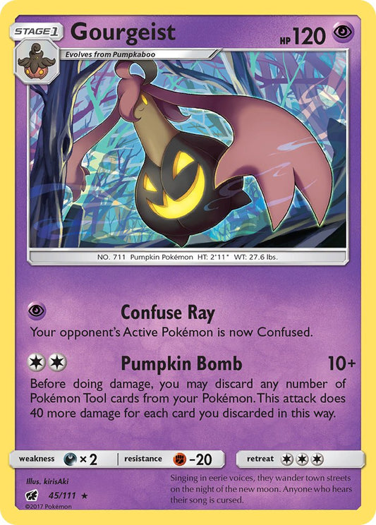 Gourgeist 45/111 Reverse Rare - MissingNo.