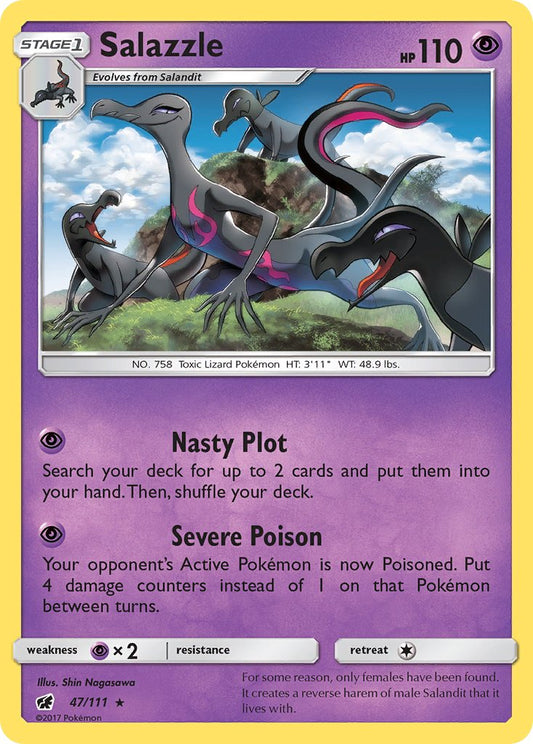 Salazzle 47/111 Reverse Rare - MissingNo.