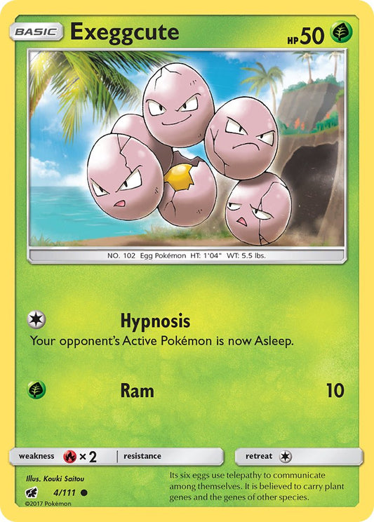 Exeggcute 4/111 Reverse Common - MissingNo.