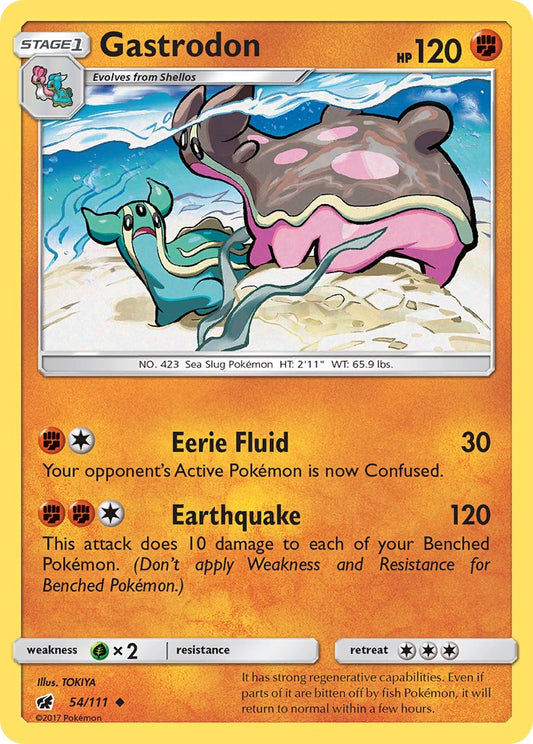 Gastrodon 54/111 Reverse Uncommon - MissingNo.