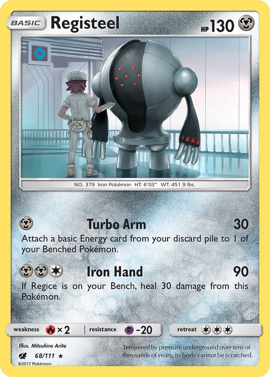 Registeel 68/111 Cosmos Holo Celestial Storm Two Pack Blister Exclusive - MissingNo.