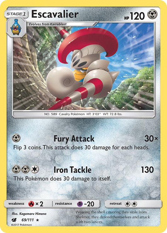 Escavalier 69/111 Non-Holo Rare - MissingNo.