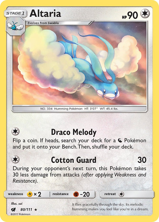 Altaria 80/111 Non-Holo Rare - MissingNo.