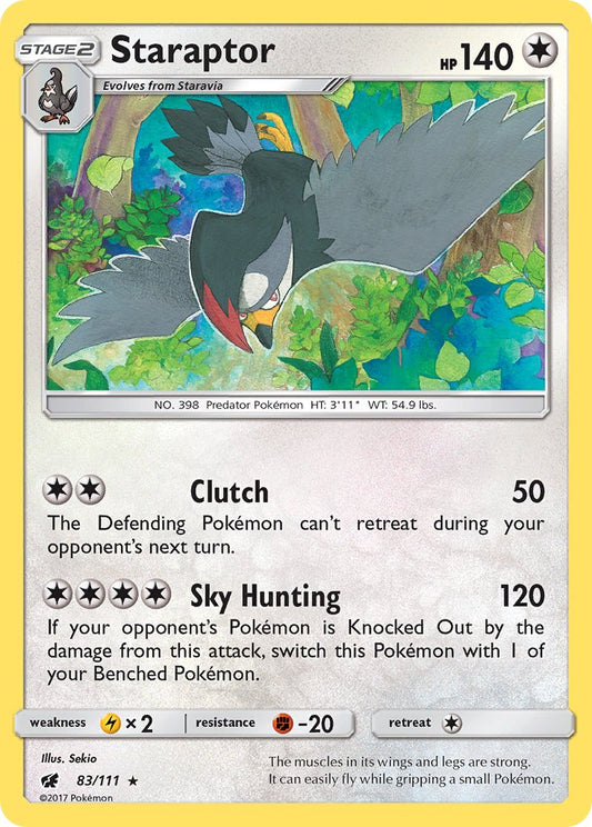 Staraptor 83/111 Non-Holo Rare - MissingNo.