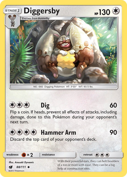Diggersby 88/111 Reverse Uncommon - MissingNo.