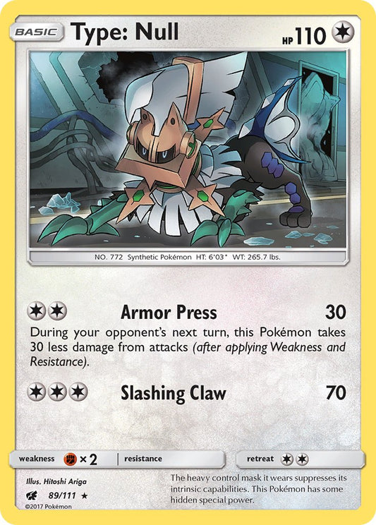 Type: Null 89/111 Holo Rare - MissingNo.