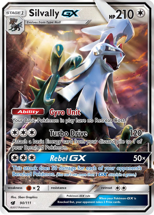 Silvally GX 90/111 Holo Rare GX - MissingNo.