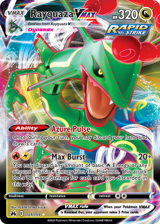 Rayquaza VMAX 101/159 Holo Rare VMAX