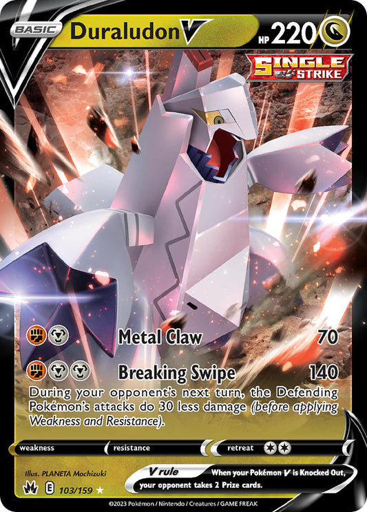 Duraludon V 103/159 Holo Rare V