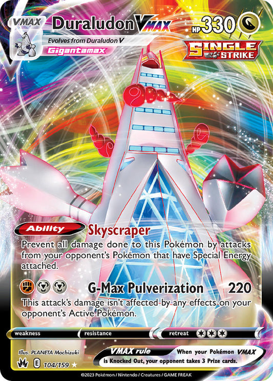 Duraludon VMAX 104/159 Holo Rare VMAX
