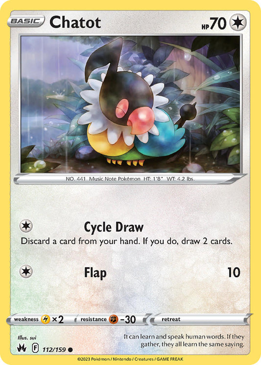 Chatot 112/159 Reverse Common