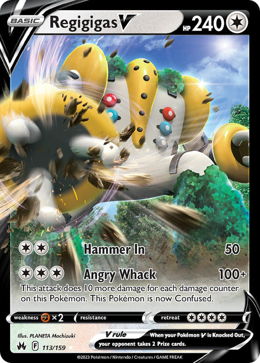 Regigigas V 113/159 Holo Rare V