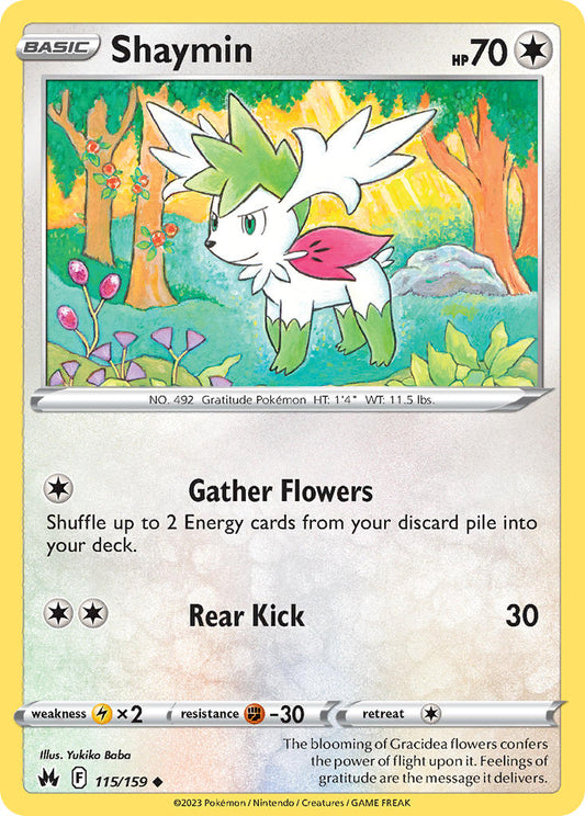 Shaymin 115/159 Reverse Uncommon
