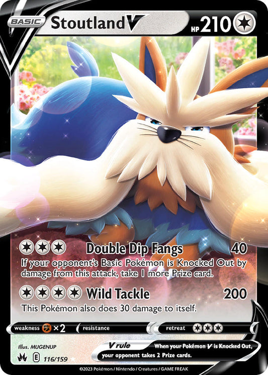 Stoutland V 116/159 Holo Rare V