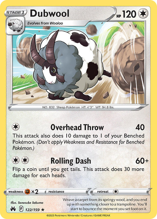 Dubwool 122/159 Reverse Rare
