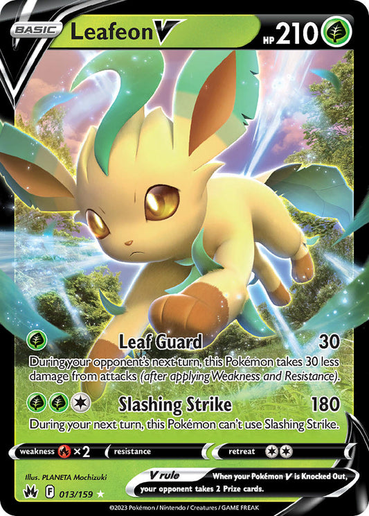 Leafeon V 13/159 Holo Rare V
