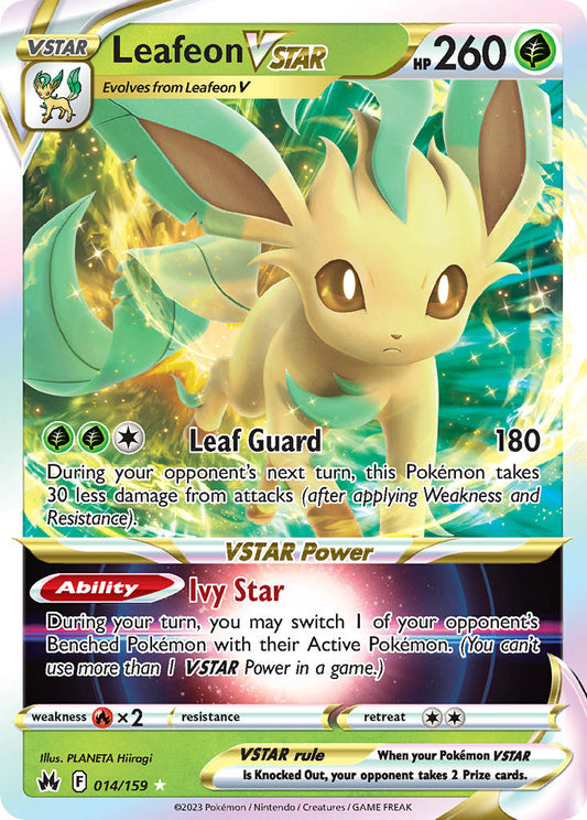 Leafeon VSTAR 14/159 Holo Rare VSTAR