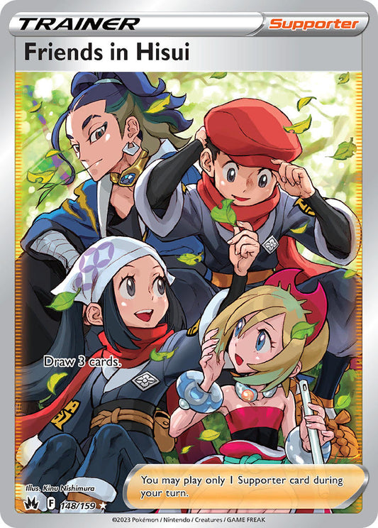 Friends in Hisui 148/159 Holo Ultra Rare