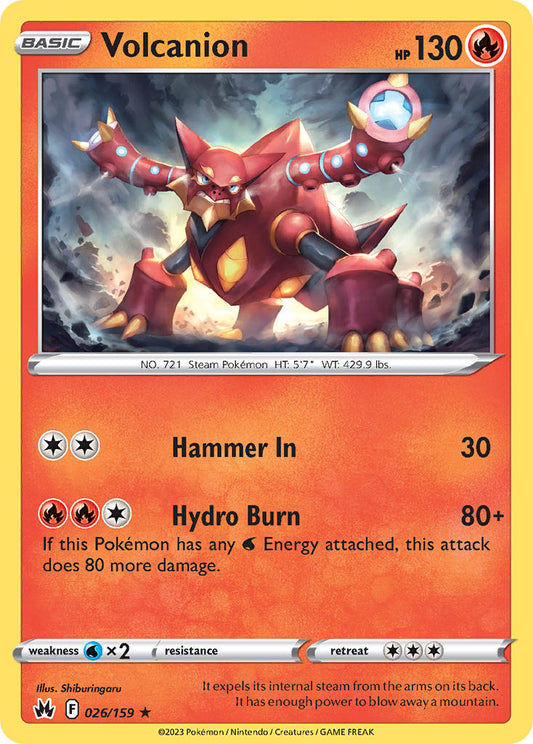 Volcanion 26/159 Reverse Rare