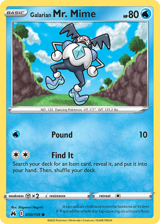 Galarian Mr. Mime 30/159 Reverse Common