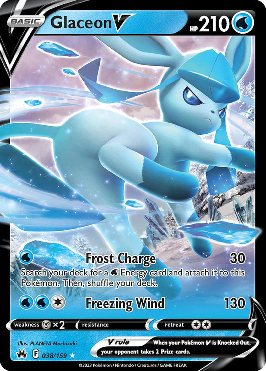 Glaceon V 38/159 Holo Rare V