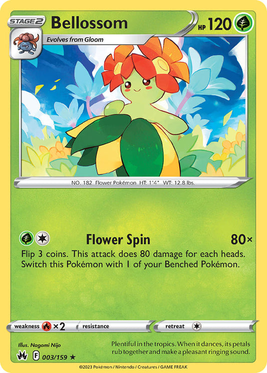 Bellossom 3/159 Reverse Rare
