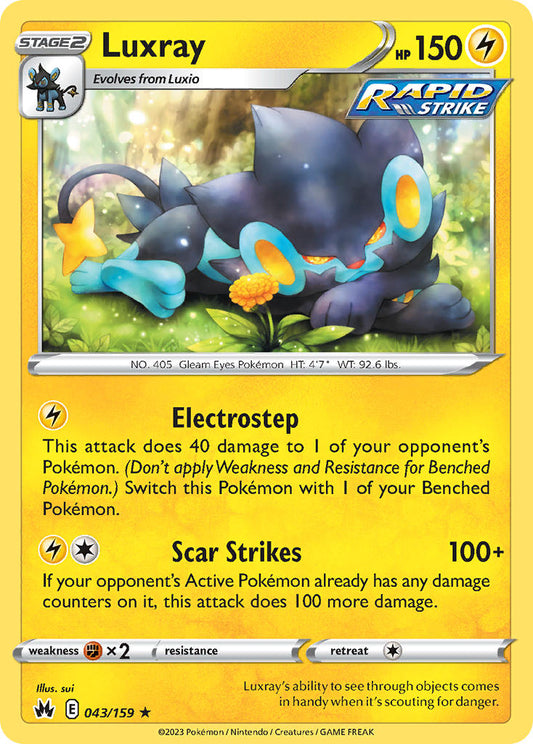 Luxray 43/159 Non-Holo Rare