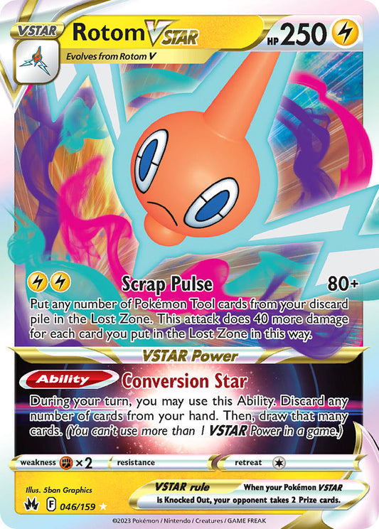 Rotom VSTAR 46/159 Holo Rare VSTAR