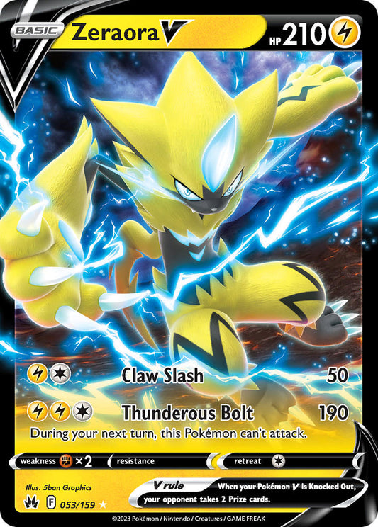 Zeraora V 53/159 Holo Rare V