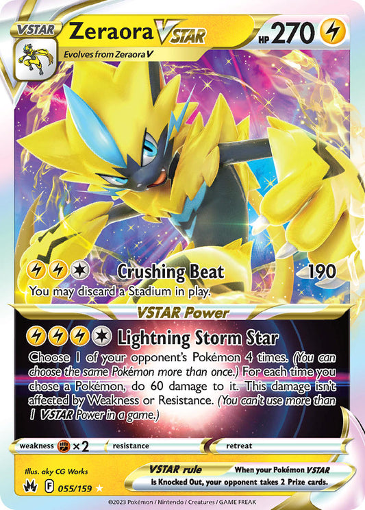 Zeraora VSTAR 55/159 Holo Rare VSTAR