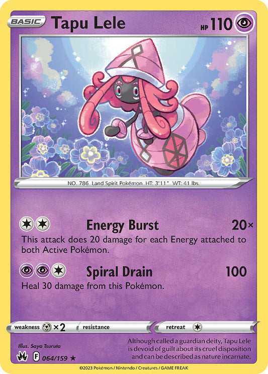 Tapu Lele 64/159 Holo Rare