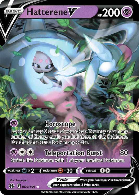 Hatterene V 65/159 Holo Rare V