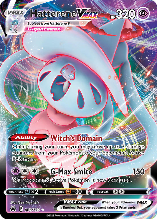 Hatterene VMAX 66/159 Holo Rare VMAX