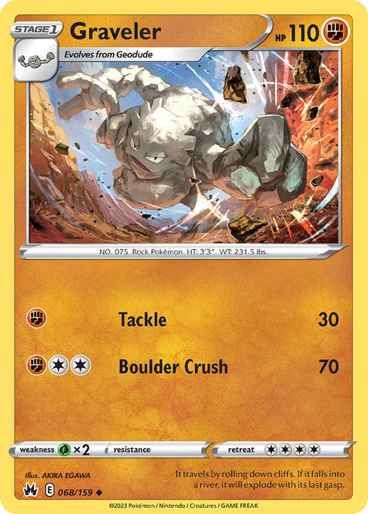 Graveler 68/159 Reverse Uncommon
