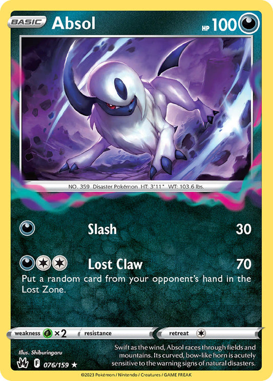 Absol 76/159 Holo Rare