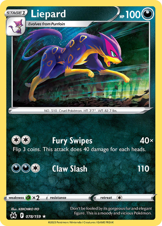 Liepard 78/159 Non-Holo Rare