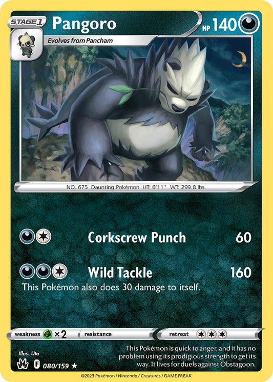 Pangoro 80/159 Reverse Rare