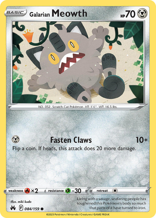 Galarian Meowth 84/159 Common