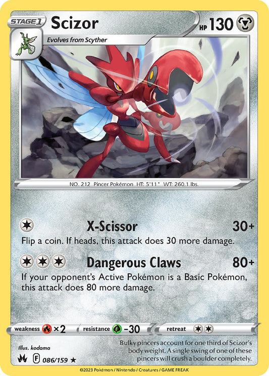 Scizor 86/159 Reverse Rare