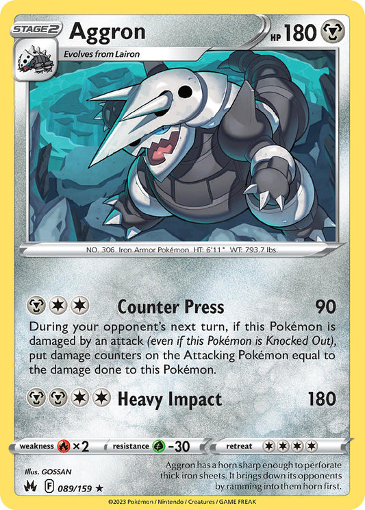 Aggron 89/159 Reverse Rare