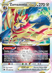 Zamazenta VSTAR 099/159 Holo Rare VSTAR