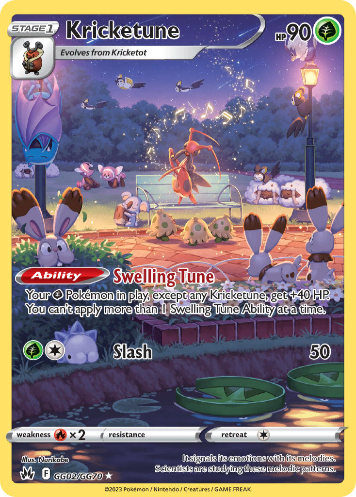 Kricketune GG02/GG70 Holo Rare