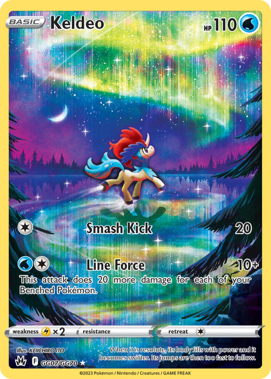 Keldeo GG07/GG70 Holo Rare