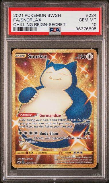 Snorlax 224 PSA 10 - MissingNo.