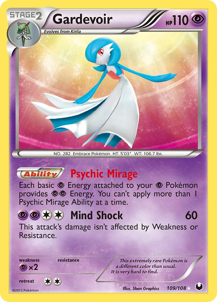 Gardevoir 109/108 Holo Secret Rare - MissingNo.